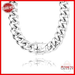 Chunky Gold Chain Necklace Heavy 316L Surgical Steel Hip Hop Fashion